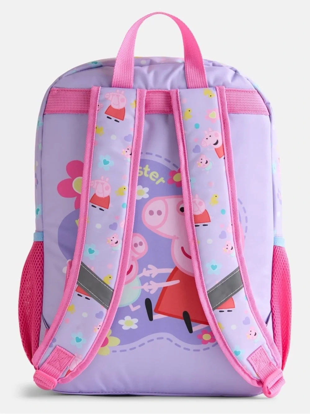 Peppa Pig Pink Kids Backpack with Peppa & Duck W